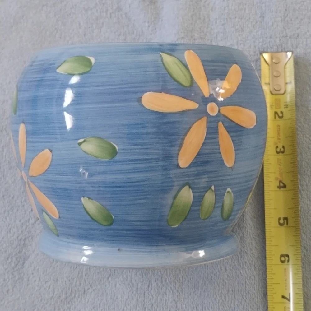 Blue Ceramic Flower Pots!